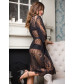 Изящный длинный халат Lolita из кружева