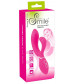 Ярко-розовый вибратор-кролик Bendable Rabbit Vibrator - 19,8 см.