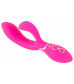 Ярко-розовый вибратор-кролик Bendable Rabbit Vibrator - 19,8 см.