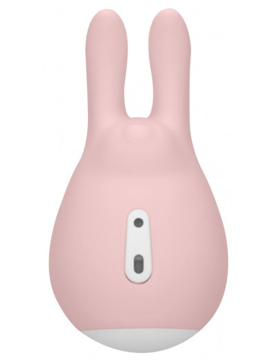 Розовый клиторальный стимулятор Love Bunny - 9,4 см.