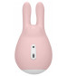 Розовый клиторальный стимулятор Love Bunny - 9,4 см.