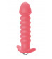 Розовая анальная вибропробка Twisted Anal Plug - 13 см.