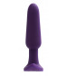 Фиолетовая анальная вибровтулка VeDO Frisky Bunny - 12,8 см.