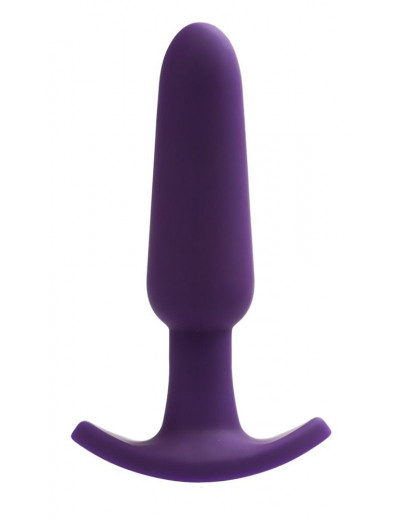 Фиолетовая анальная вибровтулка VeDO Frisky Bunny - 12,8 см.