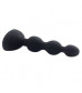 Черный анальный вибростимулятор Anal Beads S - 14,5 см.