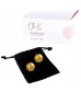 Вагинальные шарики 24К GOLD PLATED PLEASURE BALLS с золотым покрытием