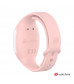 Голубой вибратор для пар с нежно-розовым пультом-часами Weatwatch Dual Pleasure Vibe