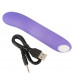 Фиолетовый мини-вибратор Flashing Mini Vibe - 15,2 см.