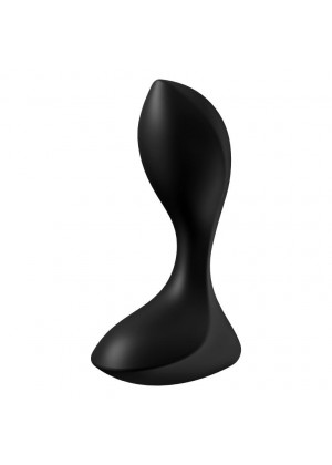 Чёрный вибромассажёр простаты Satisfyer Backdoor Lover - 14 см.