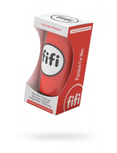 Красный нереалистичный мастурбатор FIFI MALE