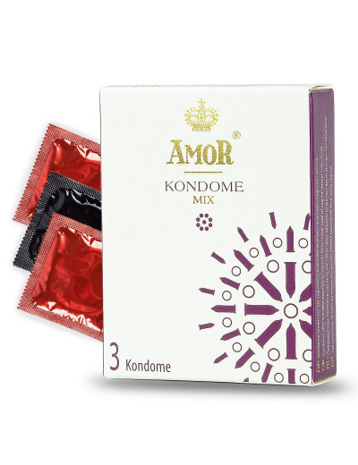 Микс-набор презервативов AMOR Mix - 3 шт.