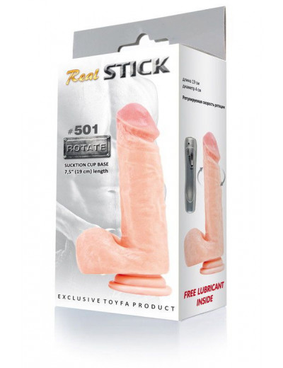 Ротатор-реалистик на присоске RealStick #501 - 19 см.