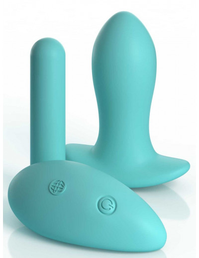 Белые трусики Remote Bow-Tie G-String XL-XXL с вибрацией и анальным стимулятором