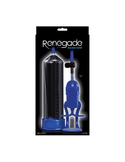 Прозрачно-синяя вакуумная помпа Renegade Bolero Pump