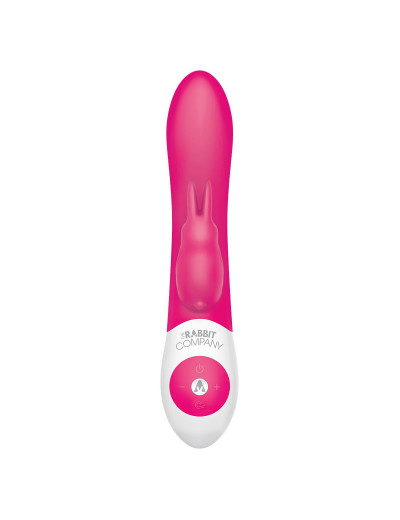 Розовый вибратор The Come Hither Rabbit XL с  манящим  эффектом