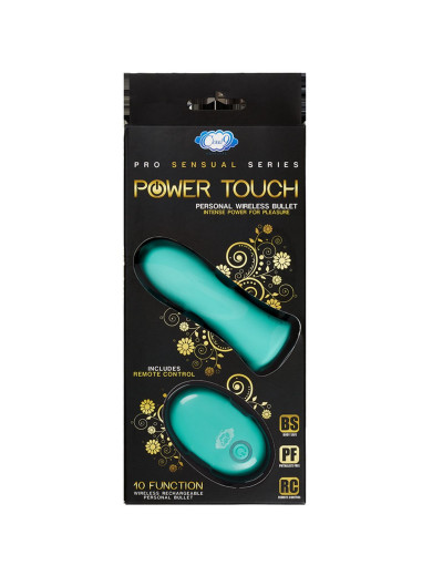 Зеленая вибропуля с пультом ДУ Pro Sensual Bullet Vibrator