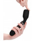 Черный универсальный вибратор с электростимуляцией Electro Vibrating Wand