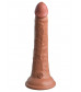 Кофейный фаллоимитатор 7  Silicone Dual Density Cock - 21 см.