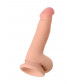 Реалистичный вибратор TOYFA RealStick Elite VIBRO - 18 см.