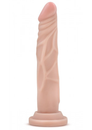 Телесный фаллоимитатор без мошонки с присоской Dr. Skin Realistic Cock Basic 7.5 - 19 см.