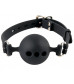 Силиконовый кляп-шар с отверстиями для дыхания Silicone Breathable Ball Gag Small