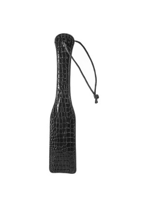Черная шлепалка с петлёй Croco Paddle - 32 см.