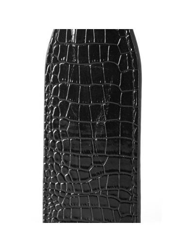 Черная шлепалка с петлёй Croco Paddle - 32 см.