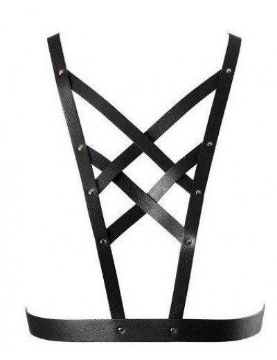 Чёрная упряжь MAZE Cross Cleavage Harness