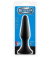 Черная анальная пробка METAL BALL BUTT PLUG - 15 см.