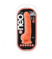 Оранжевый фаллоимитатор 7.5 Inch Silicone Dual Density Cock with Balls - 19 см.