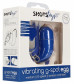 Синее виброяйцо Medium Wireless Vibrating G-Spot Egg с пультом - 7,5 см.