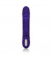 Фиолетовый вибратор с поступательным движением Jack Rabbit Signature Silicone Thrusting Rabbit - 20 см.