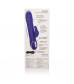 Фиолетовый вибратор с поступательным движением Jack Rabbit Signature Silicone Thrusting Rabbit - 20 см.