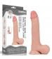 Телесный фаллоимитатор Sliding Skin Dual Layer Dong - 24,5 см.