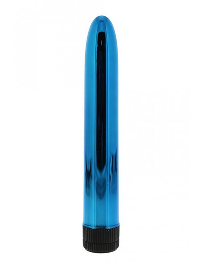 Голубой вибратор KRYPTON STIX 6 MASSAGER - 15,2 см.