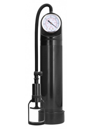 Черная вакуумная помпа с манометром Comfort Pump With Advanced PSI Gaug