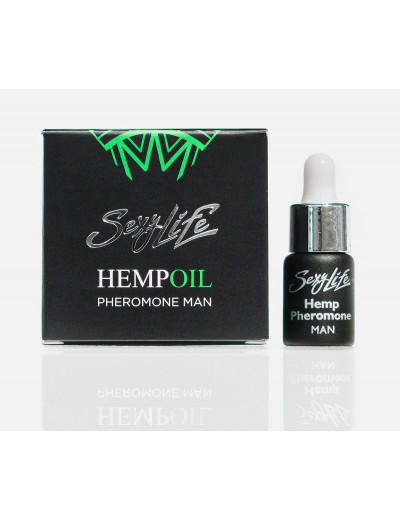 Ароматическое масло с феромонами Sexy Life HEMPOIL man - 5 мл.