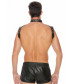Черная мужская портупея Men Harness With Neck Collar