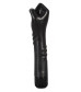 Чёрный вибратор-рука для фистинга The Black Fist Vibrator - 24 см.