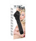 Чёрный вибратор-рука для фистинга The Black Fist Vibrator - 24 см.