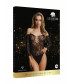 Пикантное боди Wonder Rhinestone Bodysuit с длинным рукавом