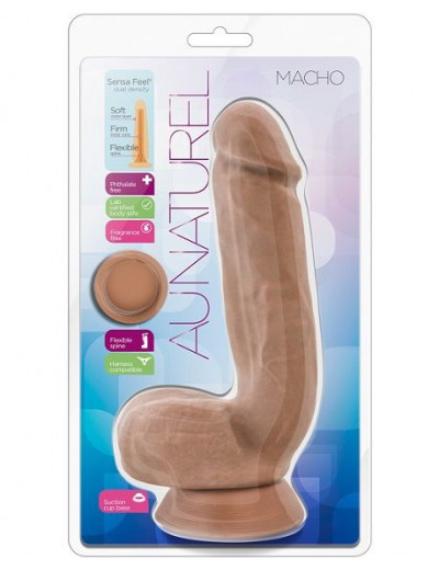 Фаллоимитатор-мулат Macho - 21,6 см.