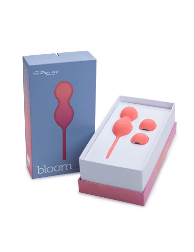 Коралловые вагинальные шарики с вибрацией Bloom