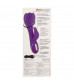Фиолетовый вибратор-кролик с нагревом Jack Rabbit Signature Heated Silicone Rotating - 21,5 см.
