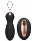 Черные вагинальные шарики Purity с пультом ДУ