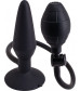 Анальная пробка с функцией расширения Inflatable Butt Plug Medium - 14,2 см.