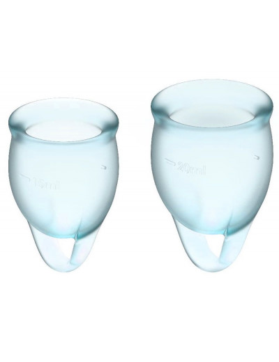 Набор голубых менструальных чаш Feel confident Menstrual Cup