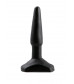 Черный анальный стимулятор Small Anal Plug - 12 см.