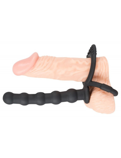 Насадка на пенис для двойного проникновения Cock   ball ring