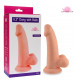 Телесный фаллоимитатор 6  Dong with Balls - 14 см.